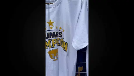 ¡Se ven CAMPEONES! Ya hay playeras de celebración de Pumas en CU
