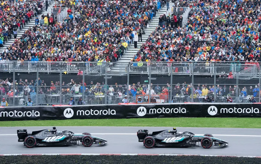 Antonelli y Russell en el Gran Premio de Canadá | AP
