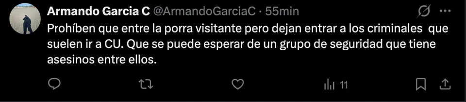 Molestia de los aficionados | Captura de pantalla