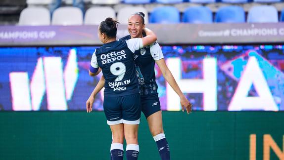 Pachuca Femenil golea a Gotham FC y logra podio en Concacaf W Champions Cup