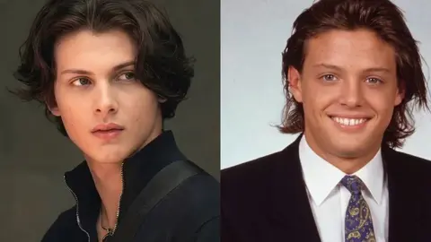 Usuarios en redes sociales compararon al hijo de Luis Miguel con el cantante en los años 80./ RS