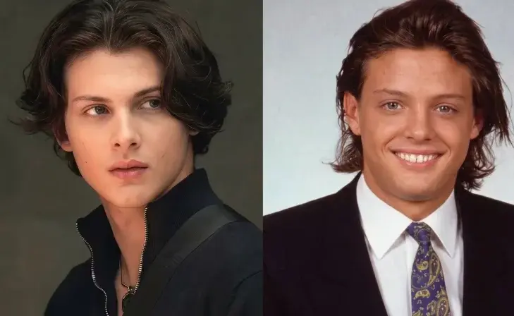 Usuarios en redes sociales compararon al hijo de Luis Miguel con el cantante en los años 80./ RS
