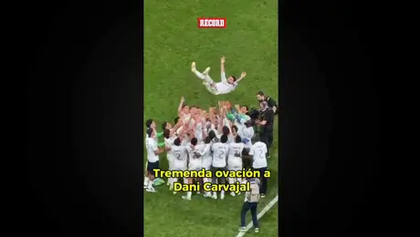 ¡TREMENDA OVACIÓN! Así despidió el Real Madrid a Dani Carvajal