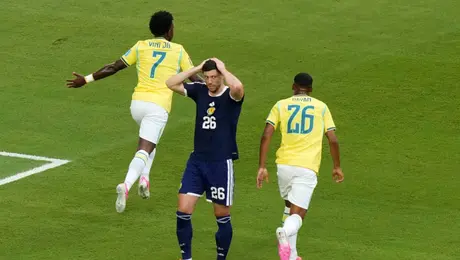 Las mejores imágenes del contundente 3-0 de Brasil a Escocia