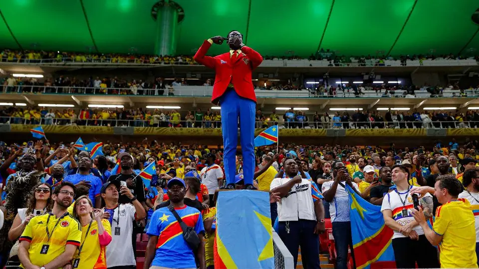 Michel Kuka Mboladinga, aficionado del Congo en Guadalajara | MEXSPORT