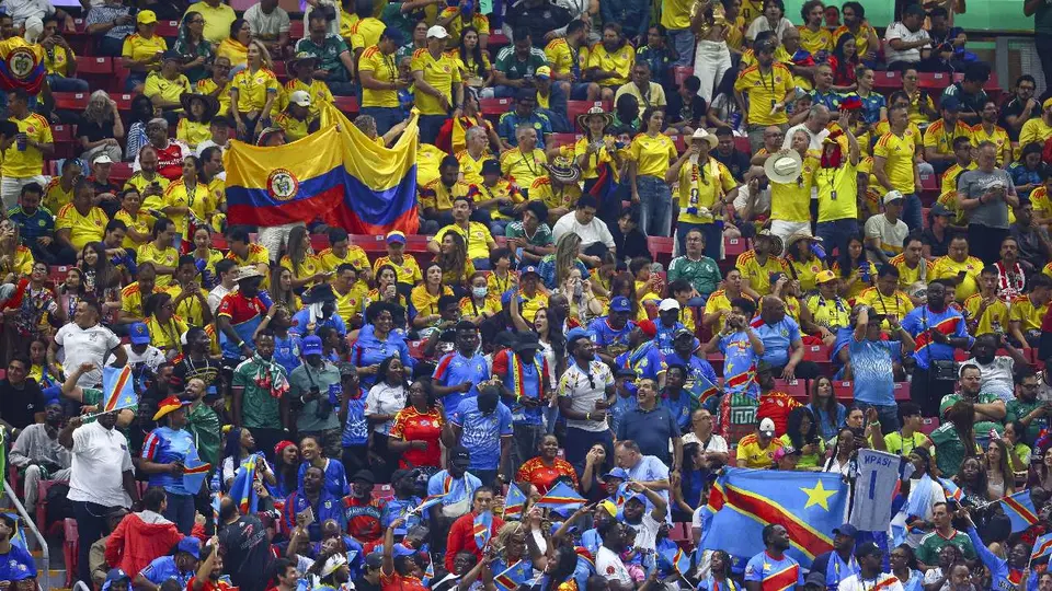 Afición de Colombia y RD del Congo en Guadalajara | MEXSPORT