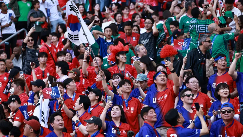 Afición de Corea del Sur ha mostrado un importante apoyo en la Copa del Mundo | MEXSPORT