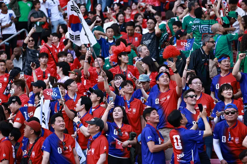 Afición de Corea del Sur ha mostrado un importante apoyo en la Copa del Mundo | MEXSPORT