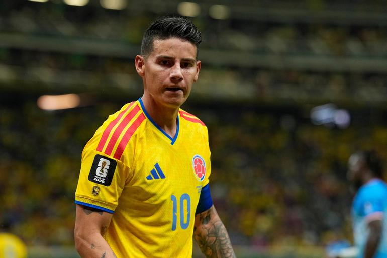 James Rodríguez, capitán de la Selección de Colombia | AP
