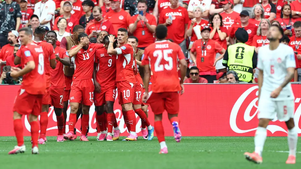 Suiza vence a Canadá, le arrebata el liderato del Grupo B y ambos avanzan a 16avos de Final