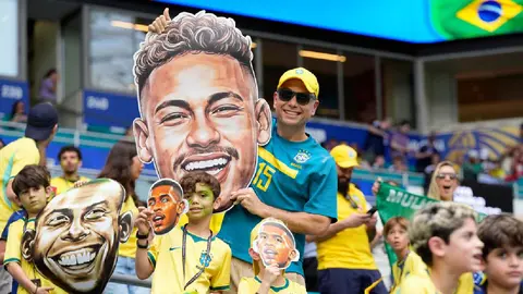 Afición de Brasil en Miami | AP