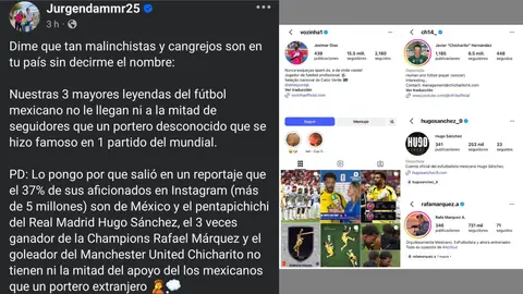Así fueron los comentarios de Jürgen Damm | CAPTURA DE PANTALLA