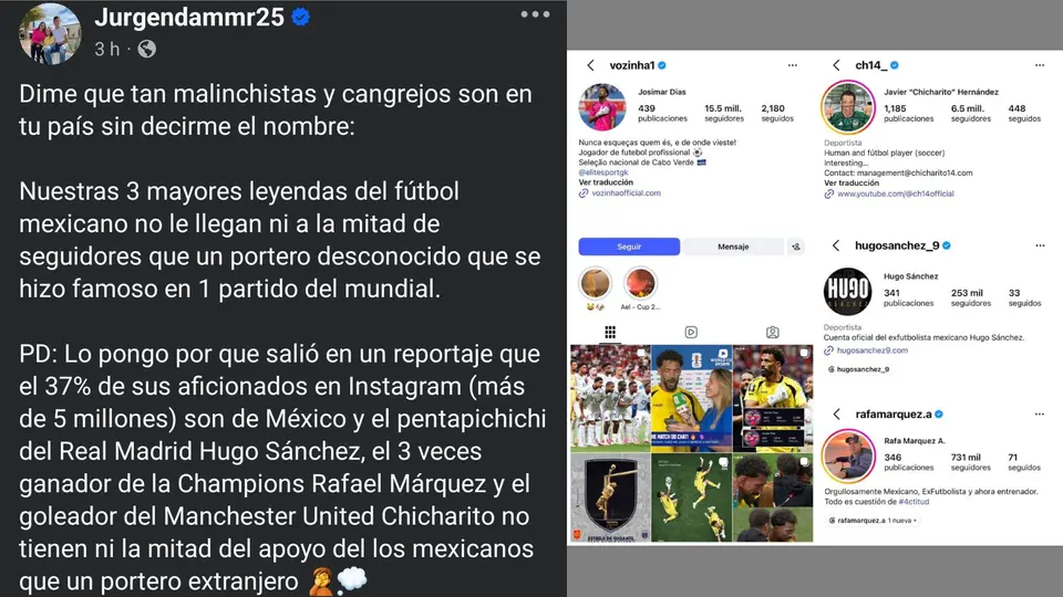 Así fueron los comentarios de Jürgen Damm | CAPTURA DE PANTALLA