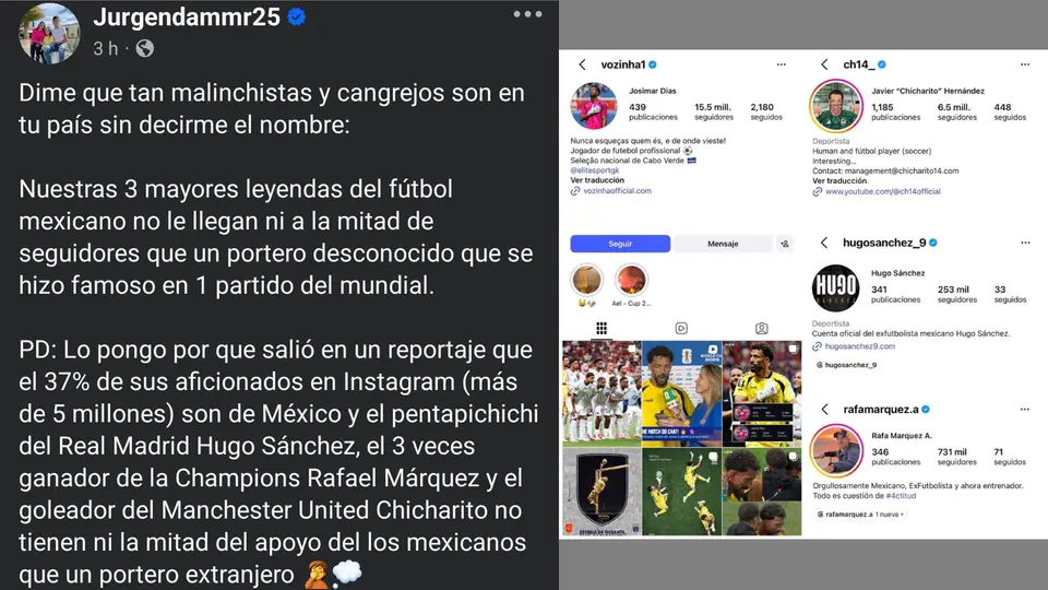Así fueron los comentarios de Jürgen Damm | CAPTURA DE PANTALLA