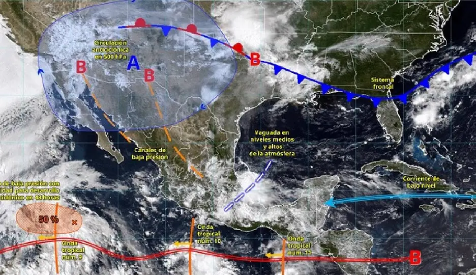 Las abundantes precipitaciones de las últimas semanas logran mitigar el desabasto de agua en gran parte del país / @CONAGUA CLIMA