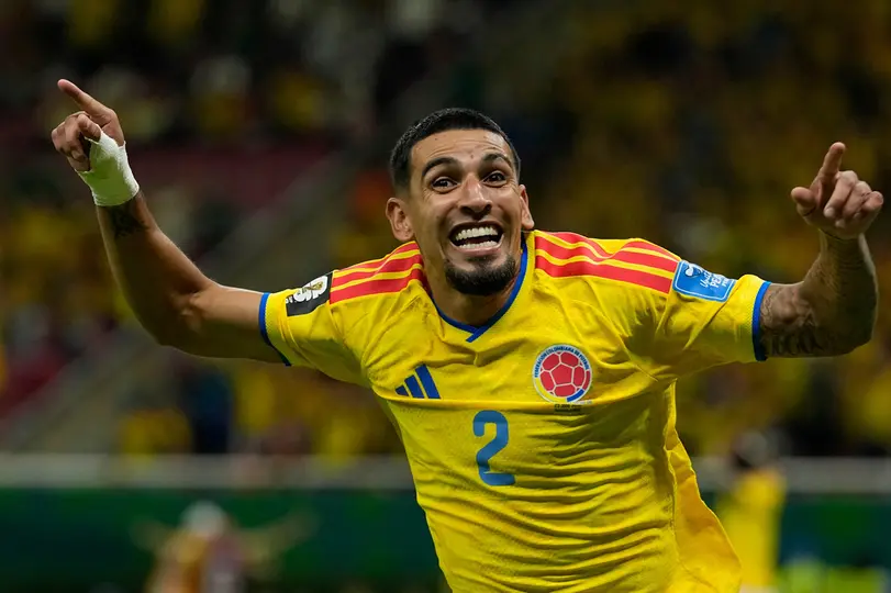 Daniel Muñoz celebrando su anotación ante  RD del Congo | AP
