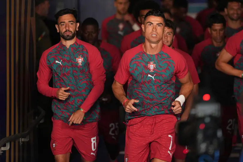 Bruno Fernandes destacó el papel de Cristiano Ronaldo en Portugal | AP