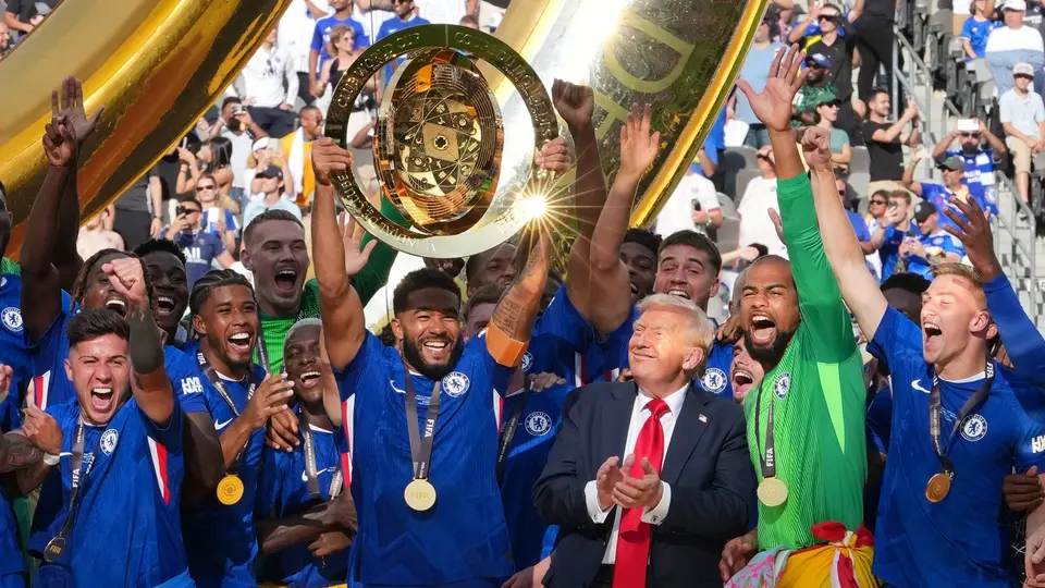 Donald Trump durante la celebración de Chelsea en el Mundial de Clubes | MEXSPORT
