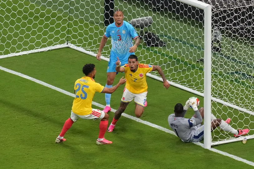 Gol anulado de Muñoz ante RD del Congo | AP