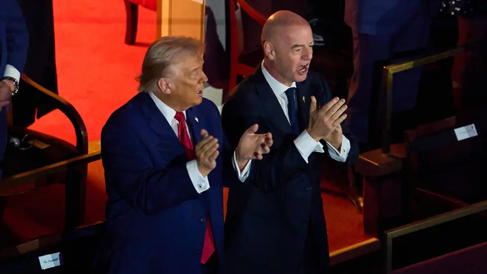 Donald Trump junto con Gianni Infantino | MEXSPORT