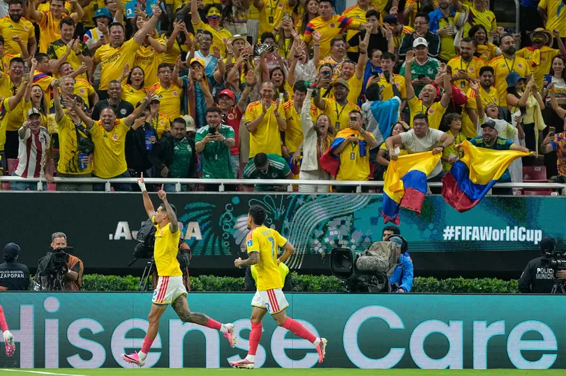 Gol de Daniel Muñoz que pone a ganar a Colombia contra Congo | AP