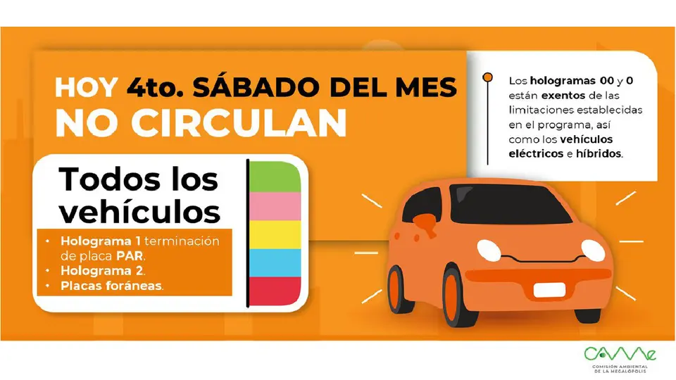 Los vehículos con placas para y holograma 1 y 2, no circulan / Especial