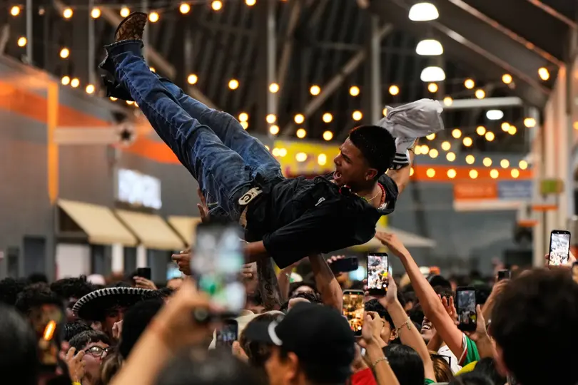 Los eventos relacionados con el Mundial reunieron aproximadamente a 12 millones de personas en la Ciudad de México, según cifras oficiales./ AP
