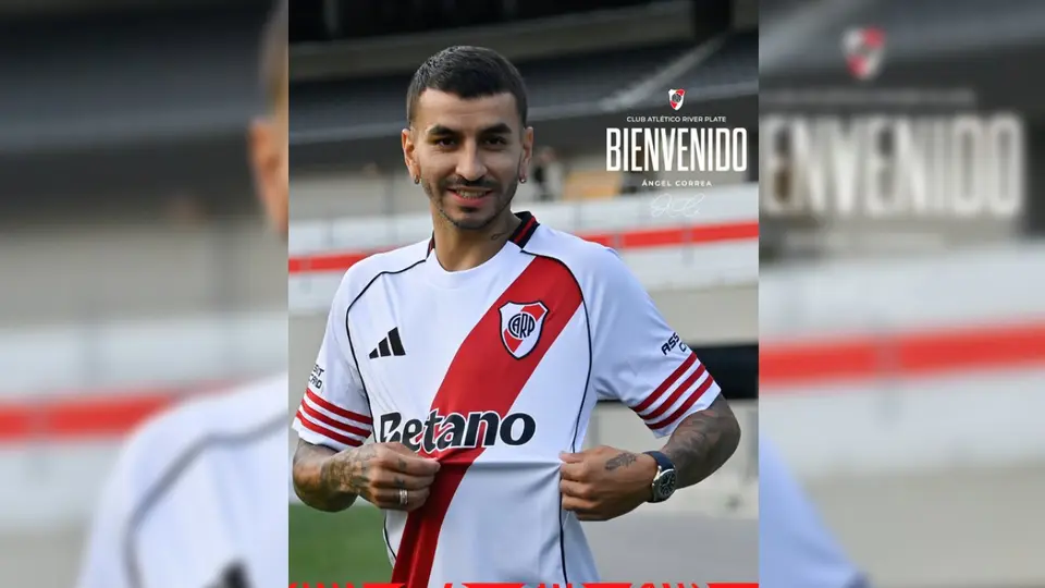 River Plate da la bienvenida a Ángel Correa | X: @RiverPlate