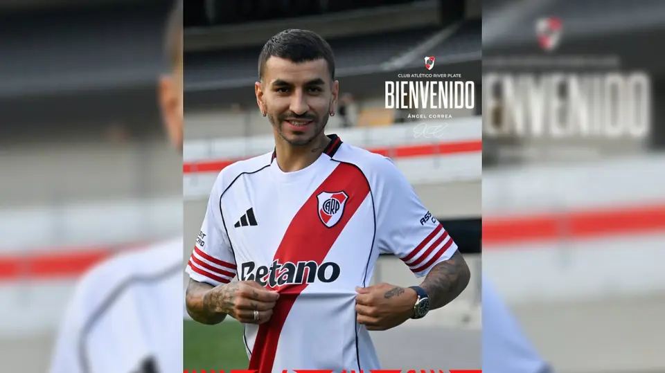 River Plate da la bienvenida a Ángel Correa | X: @RiverPlate