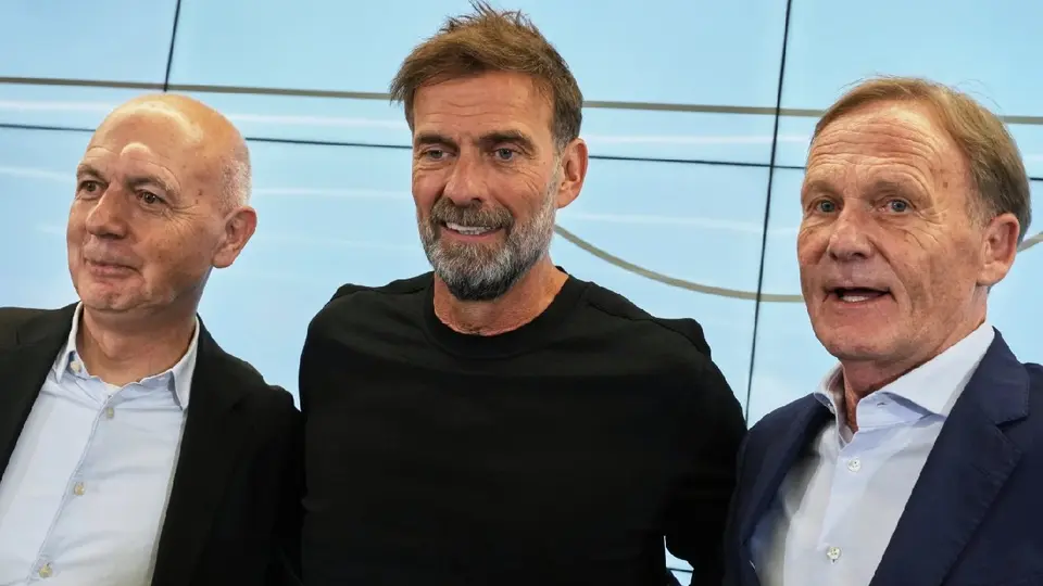 Jürgen Klopp con la Federación de Alemania | AP
