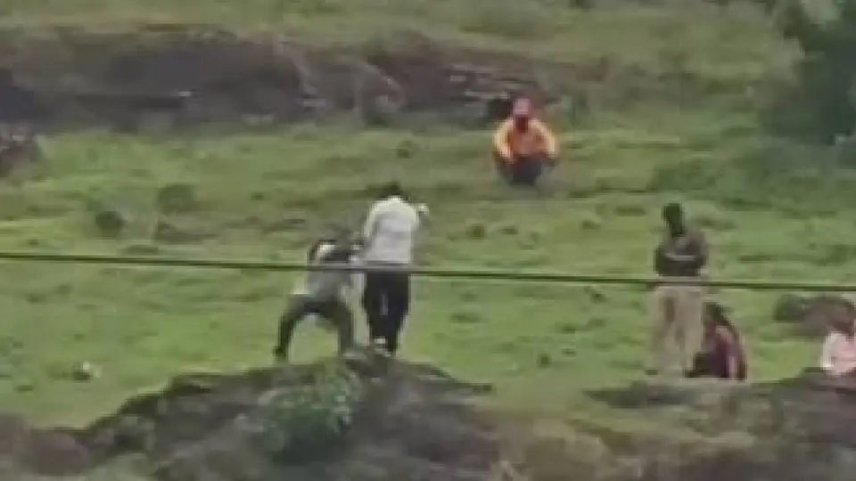 Equipos de emergencia acudieron al lugar para intentar rescatarlo Captura de pantalla