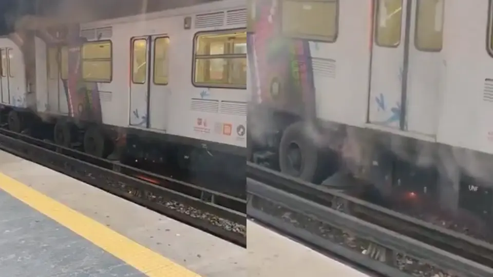 Un vagón de la Línea 2 registró un conato de incendio en Taxqueña / Especial