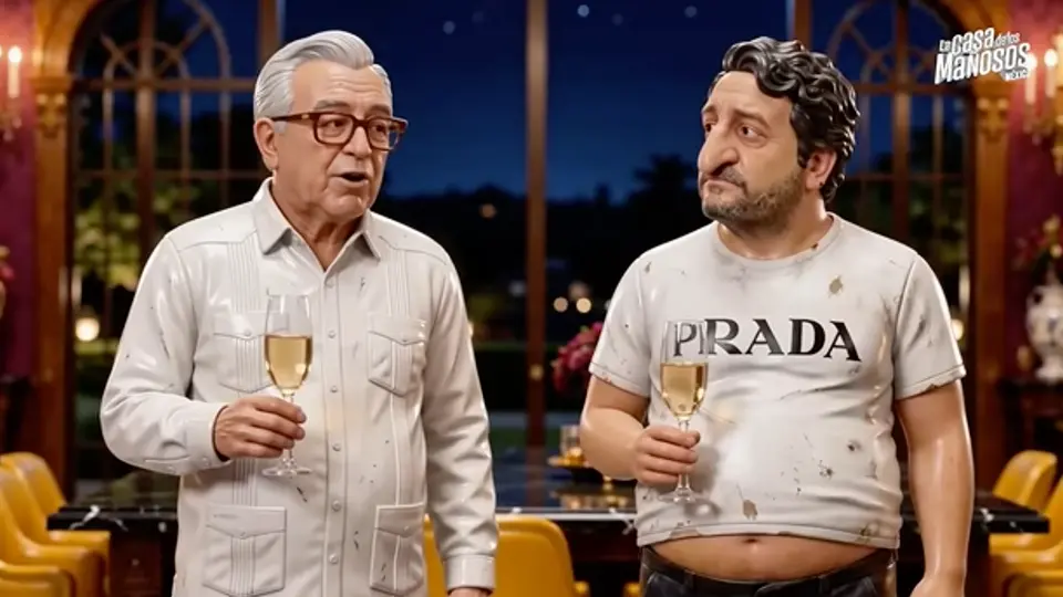 ‘Andy’ López Beltrán aparece entre los personajes de la sátira / Captura de pantalla