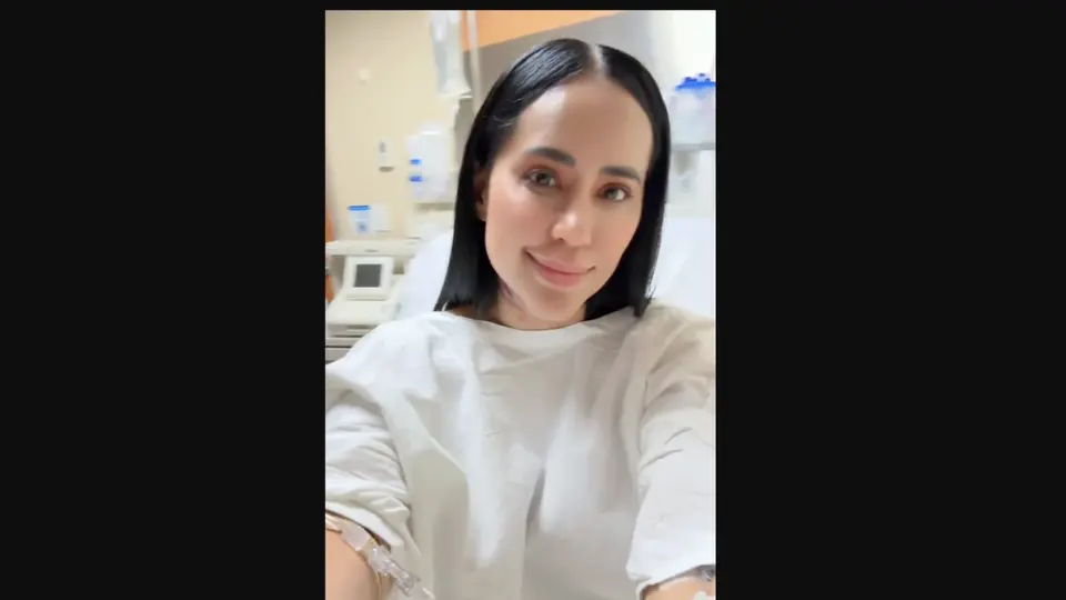 Sandra Cuevas regresó al quirófano para corregir el resultado de una operación de nariz anterior./ RS