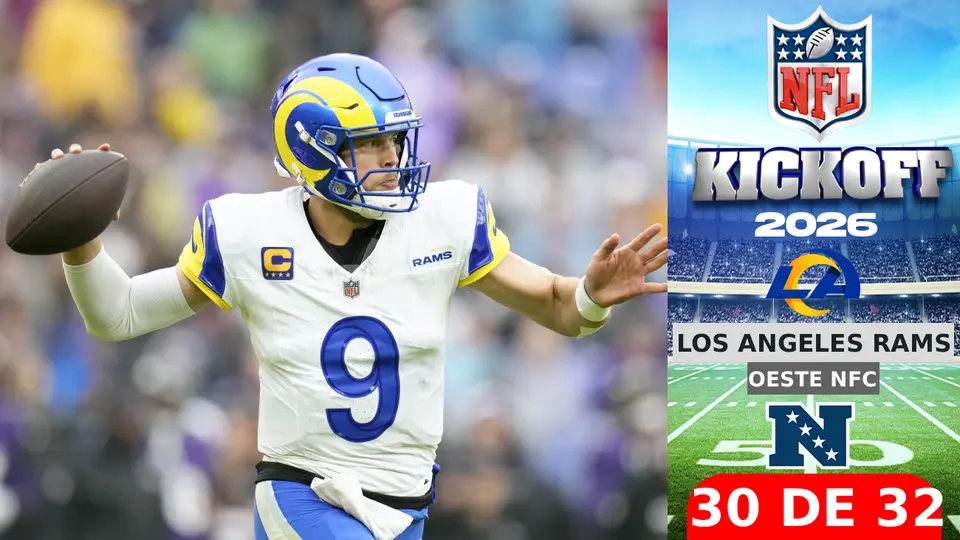 Todo lo que debes de saber sobre Los Angeles Rams rumbo al Kickoff 2026 de la NFL