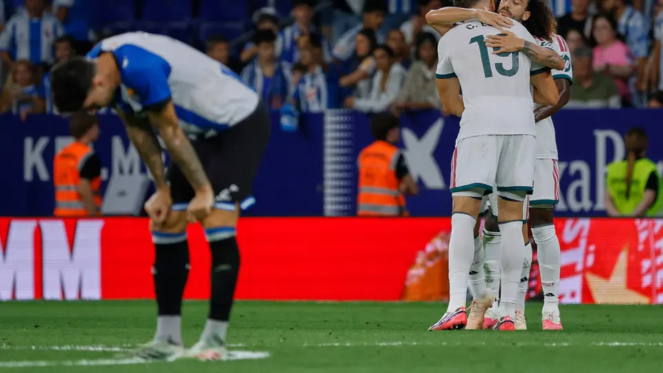 Marc Cucurella, en su primer partido con el Real Madrid | AP