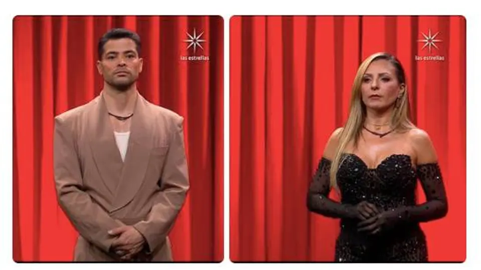 Moisés Peñaloza y Mariana Ochoa llegaron juntos al carrusel para conocer quién permanecería en la competencia./ Las Estrellas