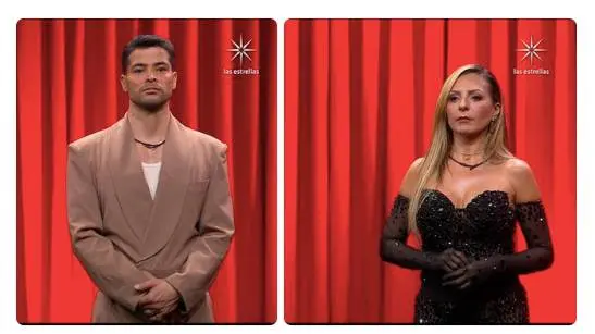 Moisés Peñaloza y Mariana Ochoa llegaron juntos al carrusel para conocer quién permanecería en la competencia./ Las Estrellas