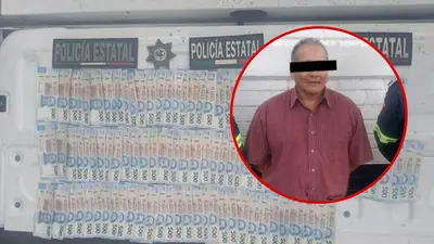 Arrestan a hombre con 170 billetes falsos de 500 pesos cuando intentaba depositarlos en Edomex