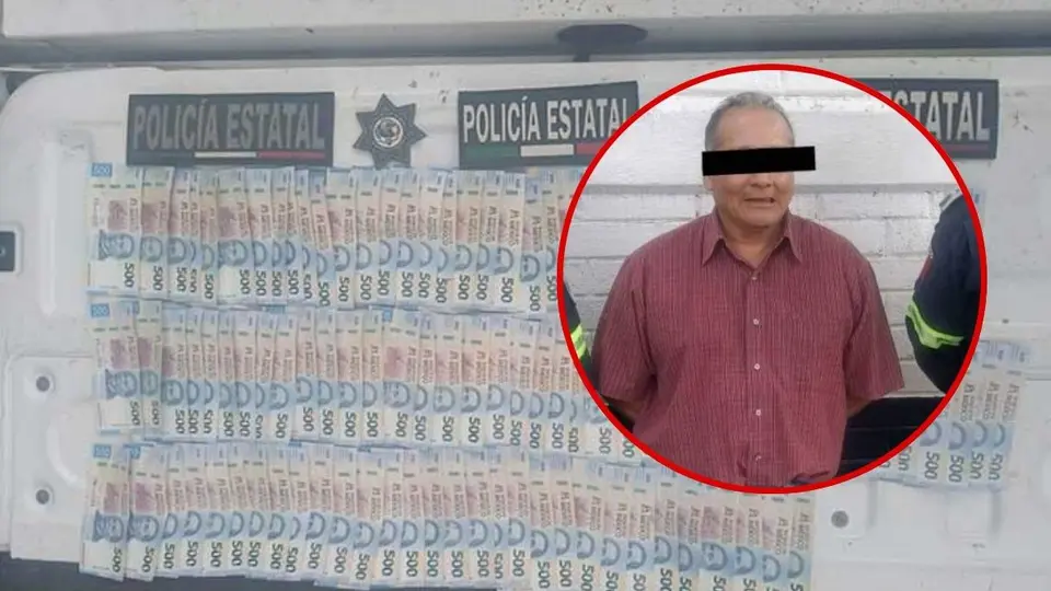 Arrestan a hombre con 170 billetes falsos de 500 pesos cuando intentaba depositarlos en Edomex