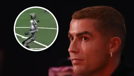 ¡La tecnología escogió a su ídolo! Robot festeja como Cristiano Ronaldo