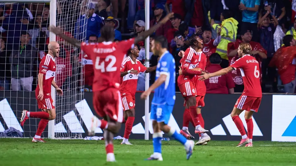 Jugadores de Chicago Fire en celebración en la Leagues Cup 2026 | MEXSPORT