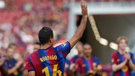 VIDEO: Rodri ya entrenó con Barcelona y se prepara para su debut
