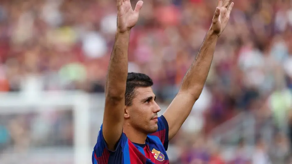 Rodri como refuerzo de Barcelona en el Camp Nou | AP