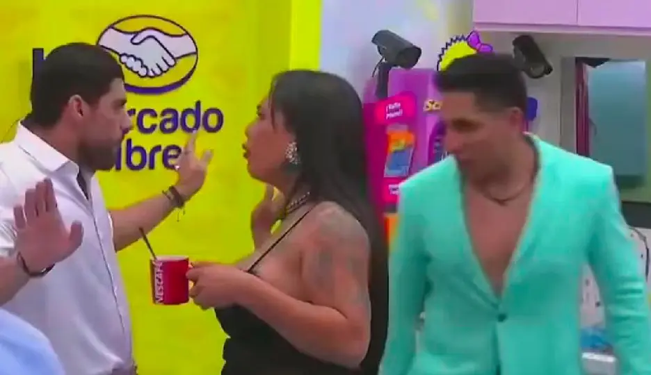 Karina Torres intervino para defender a Ese Pérez / Captura de pantalla