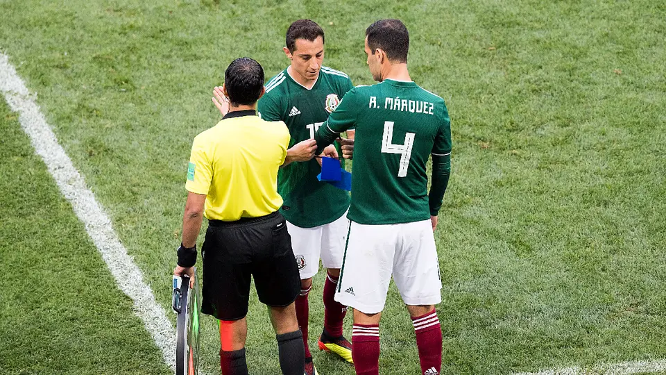 Andrés Guardado y Rafael Márquez, con México, en Rusia 2018 | IMAGO7