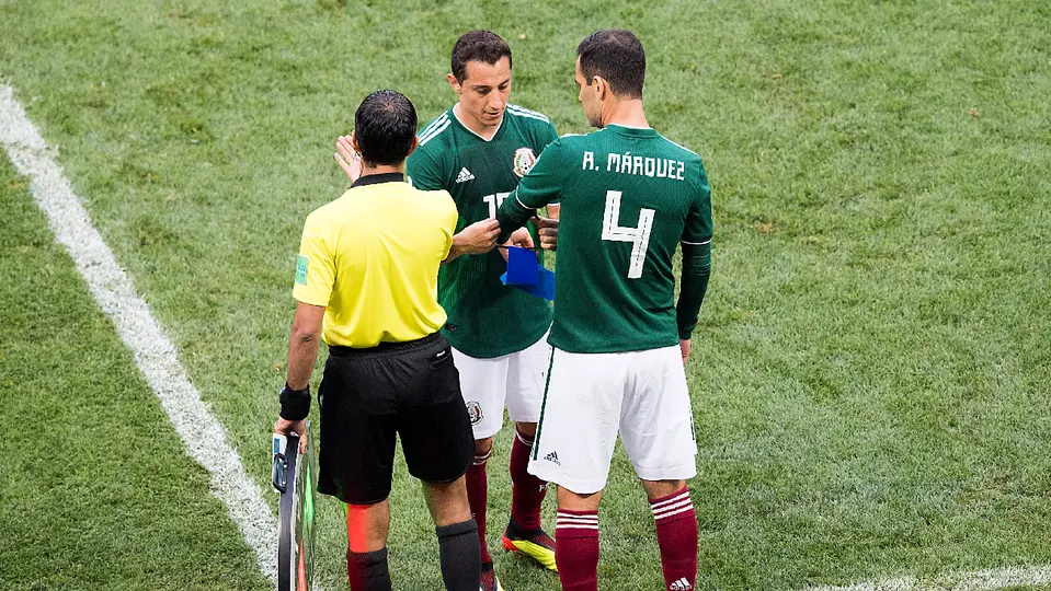 Andrés Guardado y Rafael Márquez, con México, en Rusia 2018 | IMAGO7