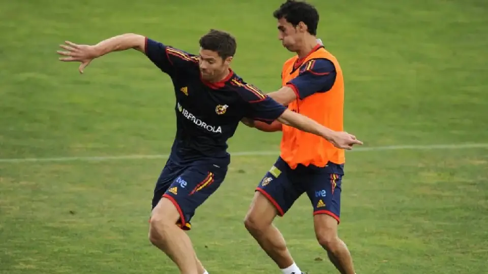 Alonso y Arbeloa, en la Selección Española | AFP