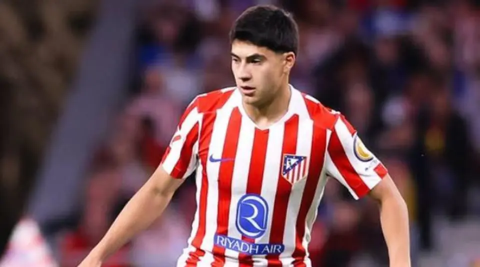 Obed Vargas con el Atlético de Madrid l INSTA: @obed.vargas