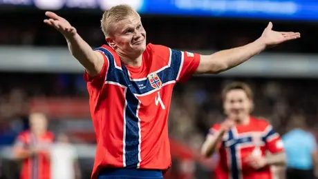 ¡Haaland aparece cuando más lo necesitan! Noruega vence a Dinamarca en un partidazo